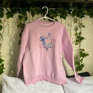 Cute floral hoodie great for spring